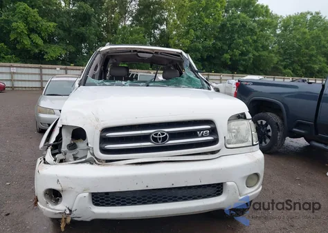 2001 Toyota Sequoia Limited V8 from USA, damaged, VIN 5TDBT48A31S014445